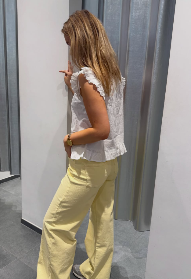 PCSELMA Jeans - French Vanilla